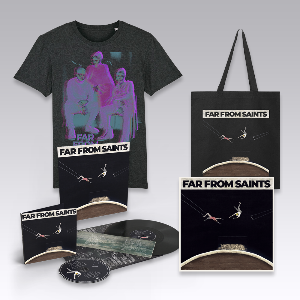 Far From Saints - Band T-Shirt Ultimate Merch Bundle + Art Print