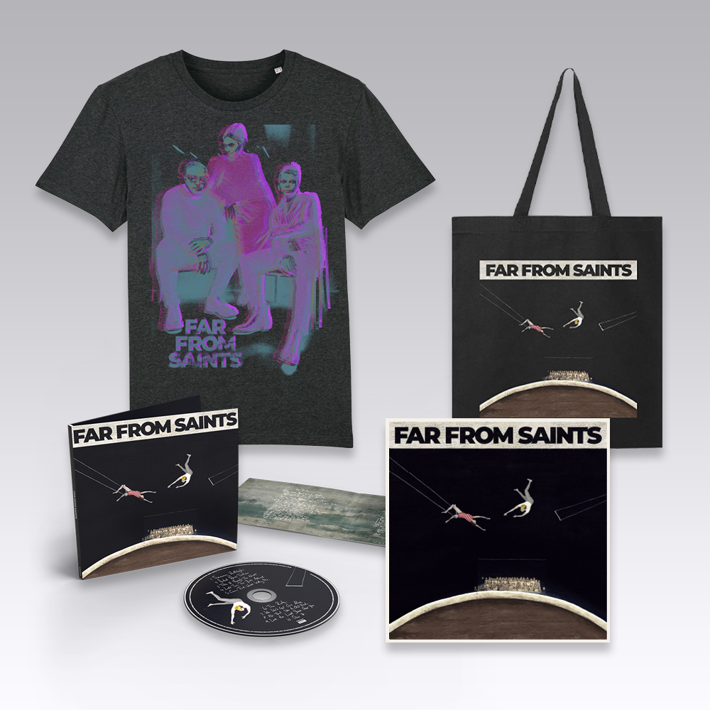 Far From Saints - CD or LP +  Band T-Shirt + Tote + Art Print