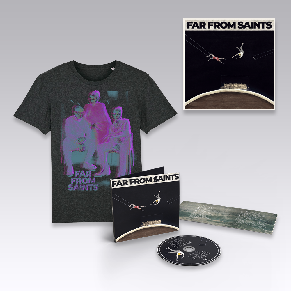 Far From Saints - CD or LP +  Band T-Shirt + Art Print
