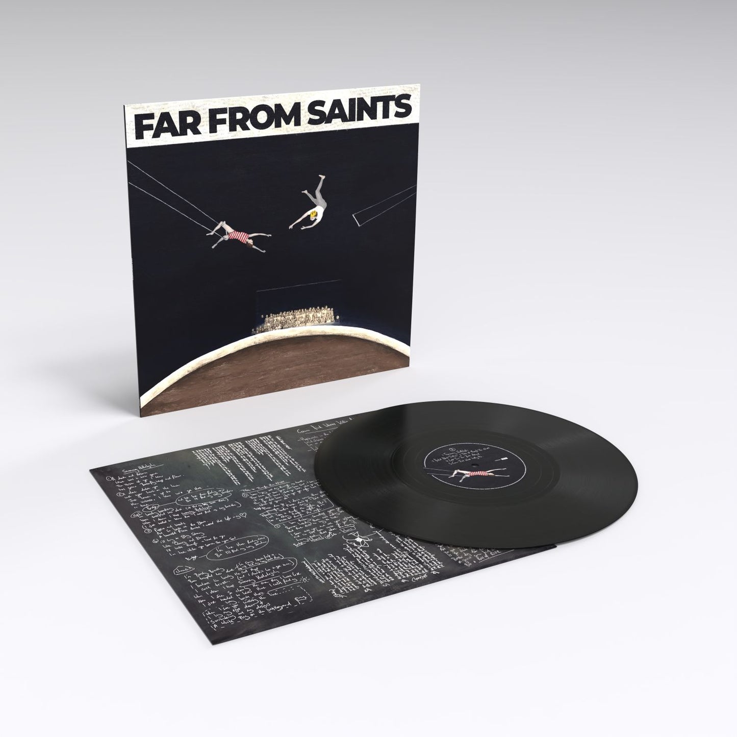 Far From Saints - CD or LP +  Album Cover T-Shirt + Tote + Art Print