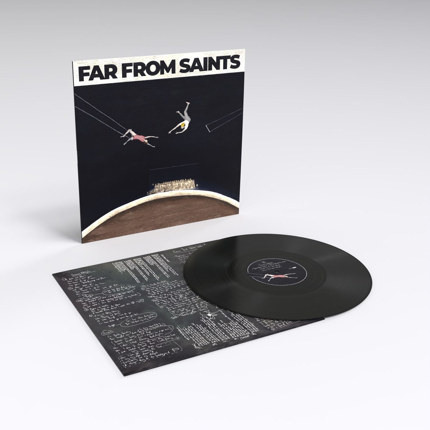 Far From Saints - CD or LP +  Album Cover T-Shirt + Art Print